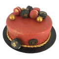 rosu auriu cu macarons
